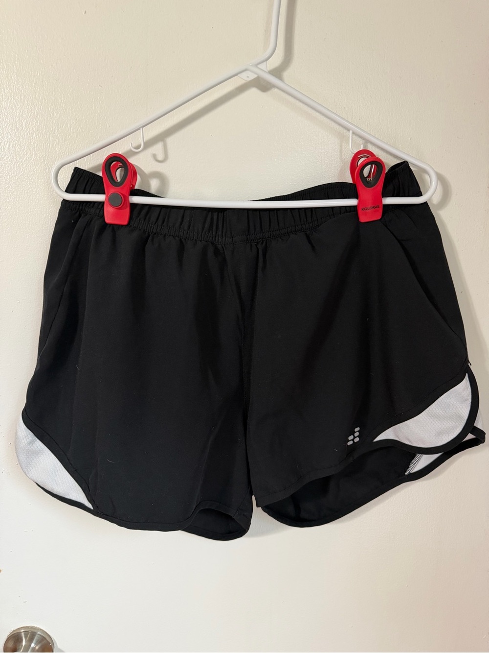 BCG Women’s Running Shorts Large Black White Like New